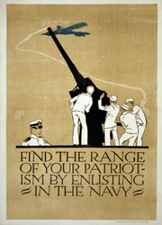 WW1 US Navy Recruitment Poster, published 1918